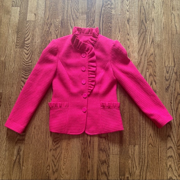 NWOT custom ruffled jacket - Picture 4 of 13
